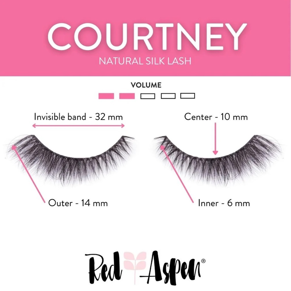 Lash Pen and Set of Courtney Lashes NWT - Picture 6 of 10